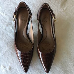 Circa Joan & David rust color heels size 8.5